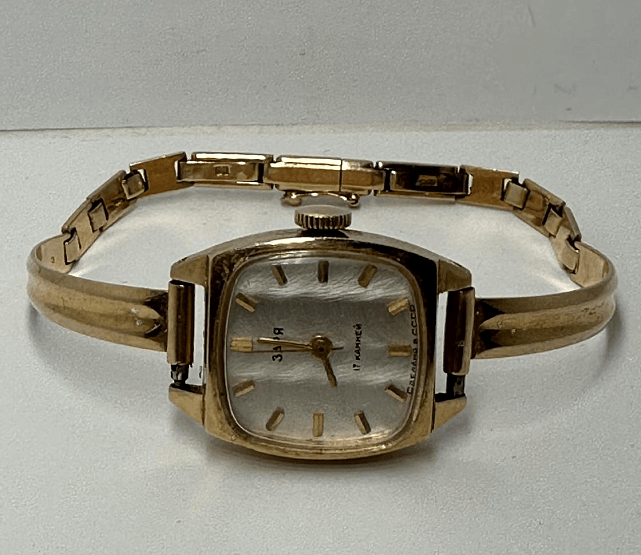 Золотые часы с стеклом (33322182) 2