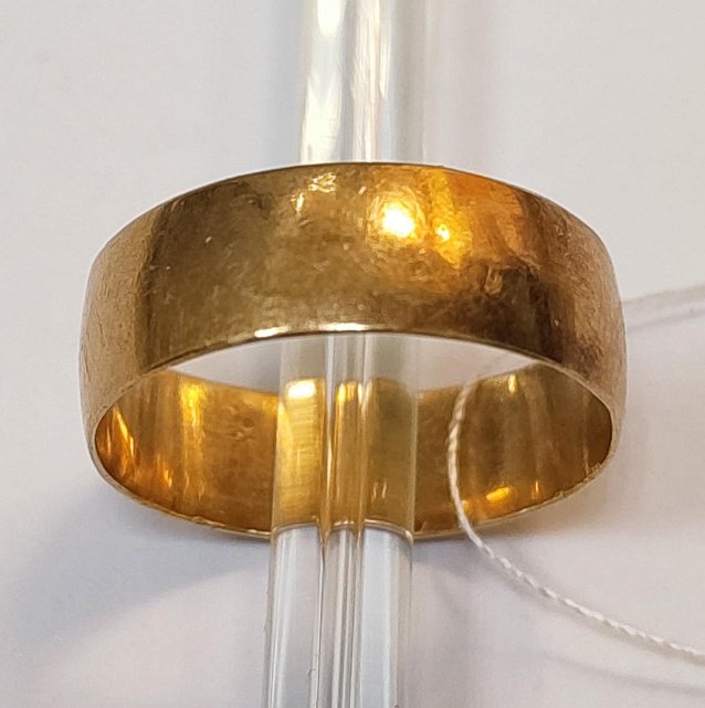 Обручальное кольцо из красного золота (33810024)  0