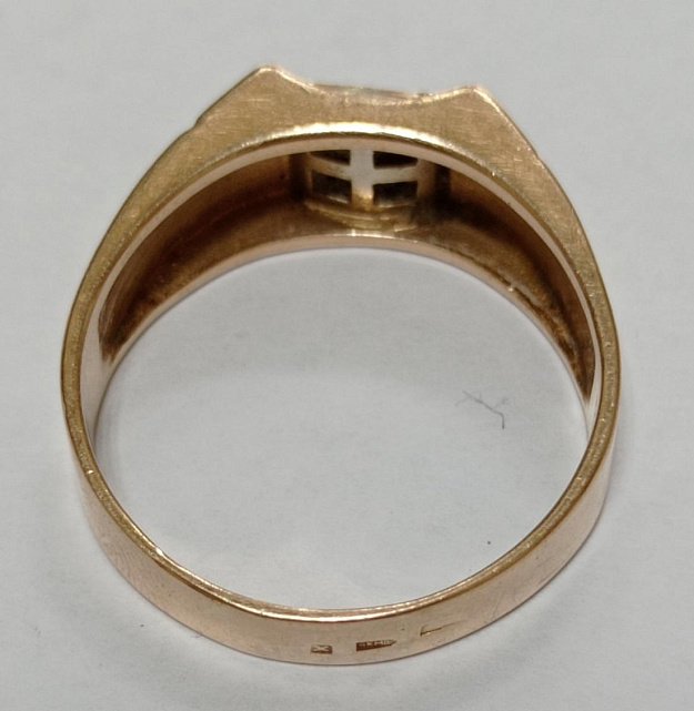 Перстень із червоного золота з оніксом (33589242)  2