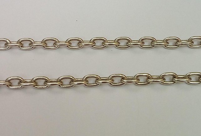Серебряная цепь с плетением Якорное (33747156) 1