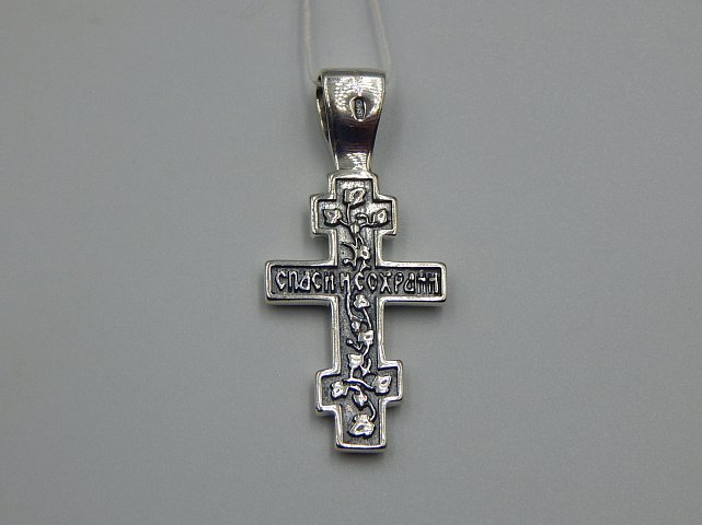 Срібний підвіс-хрест (31847025) 2