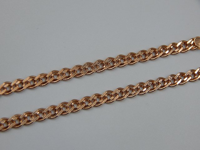 Ланцюжок з червоного золота з плетінням Нонна (33232308) 1