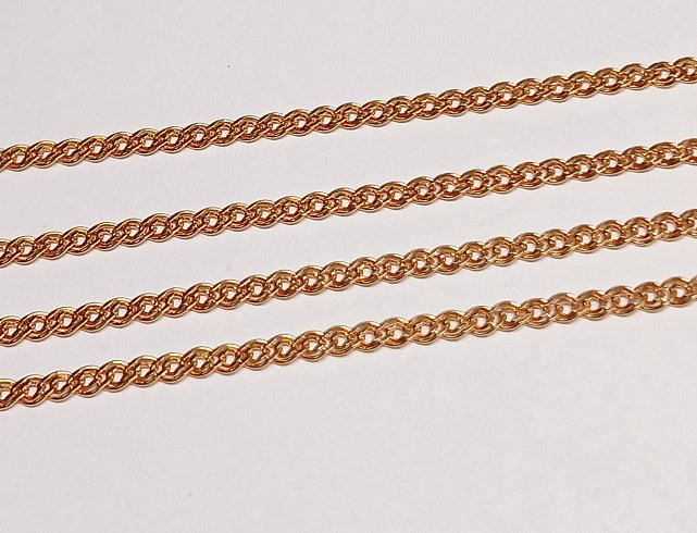 Ланцюжок з червоного золота з плетінням Нонна (33222067) 1