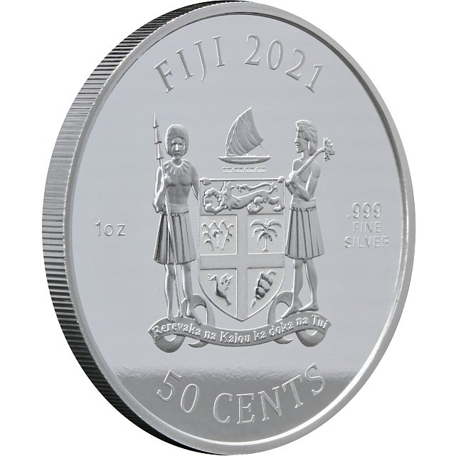 Серебряная монета 1oz Уличный Боец II: Вега 50 центов 2021 Фиджи (29128321) 3