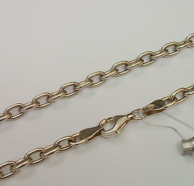 Серебряная цепь с плетением Якорное (33747156) 0