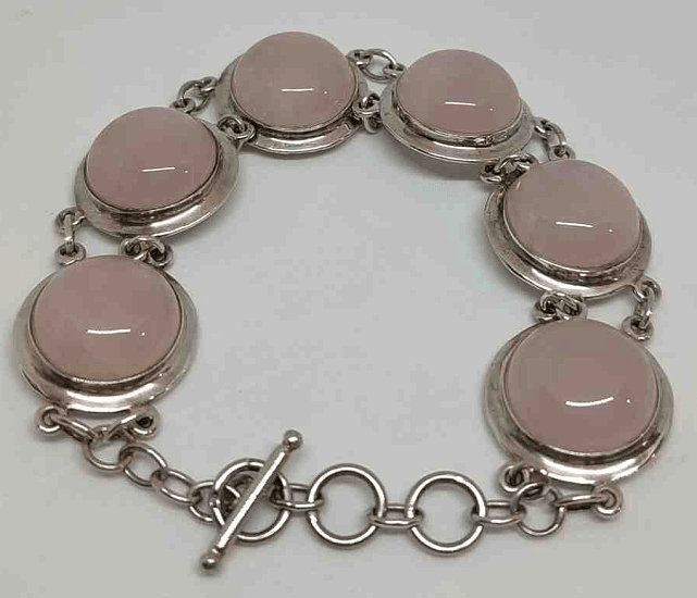 Срібний браслет із кварцом (28742568) 0