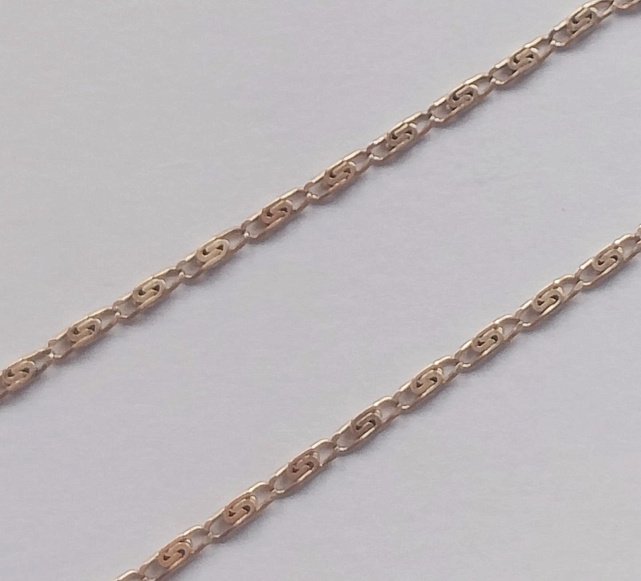 Ланцюжок з червоного золота з плетінням Равлик (32958120) 0