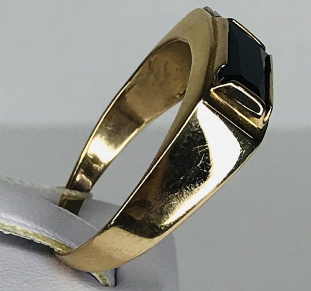 Перстень із червоного та білого золота з цирконієм (28799041) 1