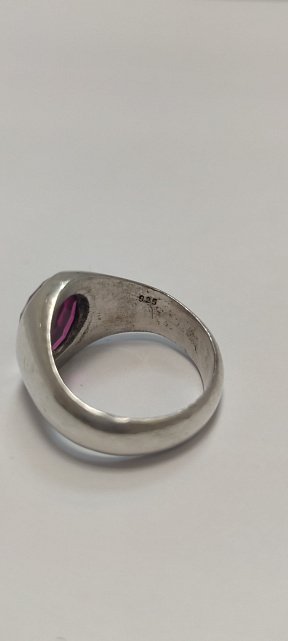 Серебряное кольцо с рубином (33484897) 3