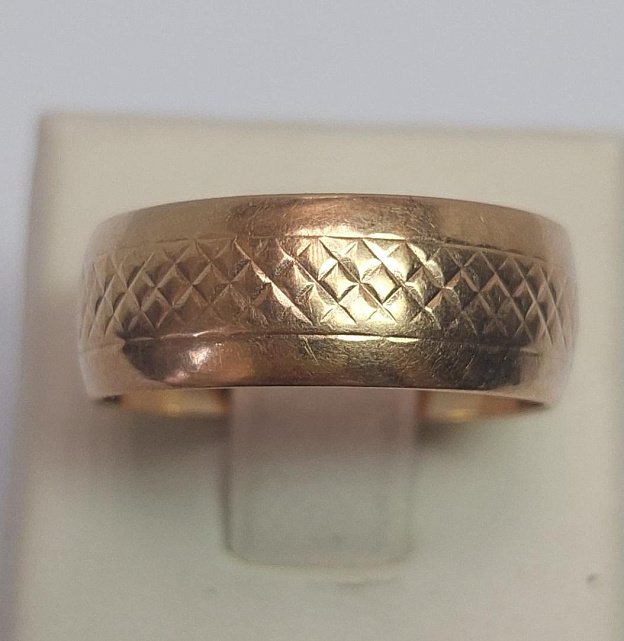 Обручальное кольцо из красного золота (33482315) 0