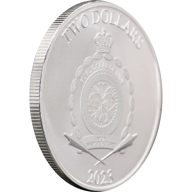 Срібна монета 1oz Герої Грецької Міфології: Геракл 2 долари 2023 Ніуе (31572713) 5