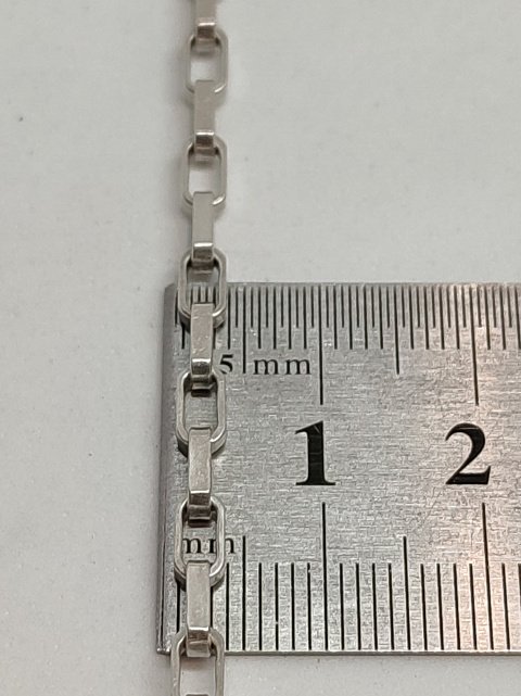 Серебряная цепь с плетением Якорное (29010319) 1