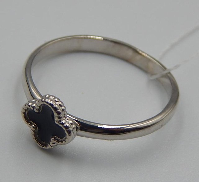 Серебряное кольцо с эмалью (31292351) 2