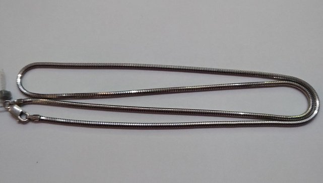 Серебряная цепь с плетением Снейк (30515200) 1
