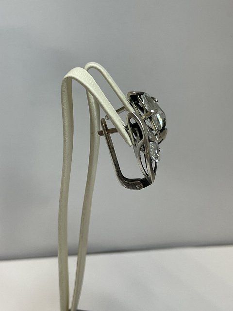 Срібні сережки з цирконієм (33193659) 2