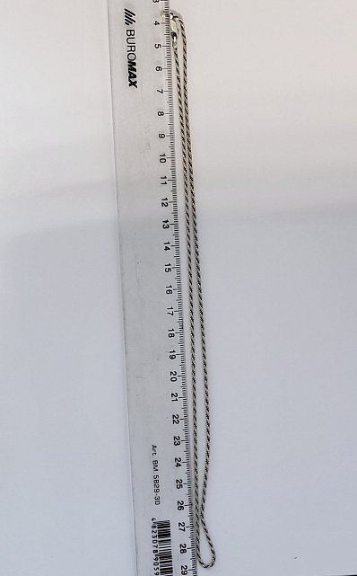 Срібний ланцюг з плетінням Мотузочок (33671171) 1