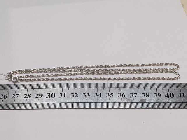 Серебряная цепь с плетением Кордовое (30609923) 1