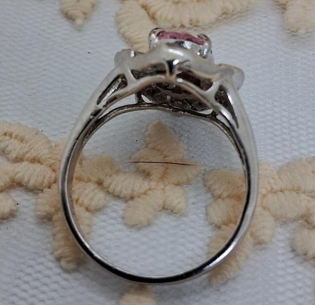 Серебряное кольцо с цирконием (32740960) 2
