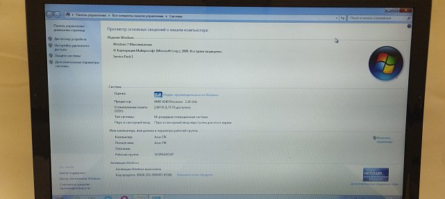 Ноутбук Asus X52N (X52N-SX198D) 3