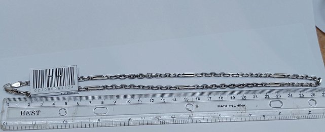 Серебряная цепь с плетением Якорное (33700205) 2