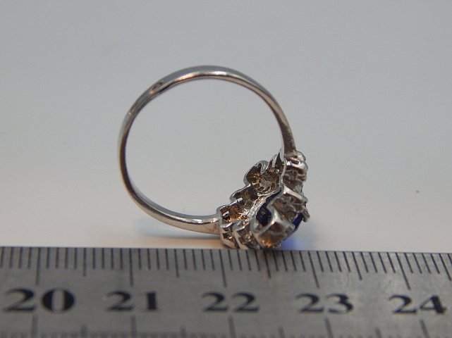 Серебряное кольцо с цирконием (33464528) 3