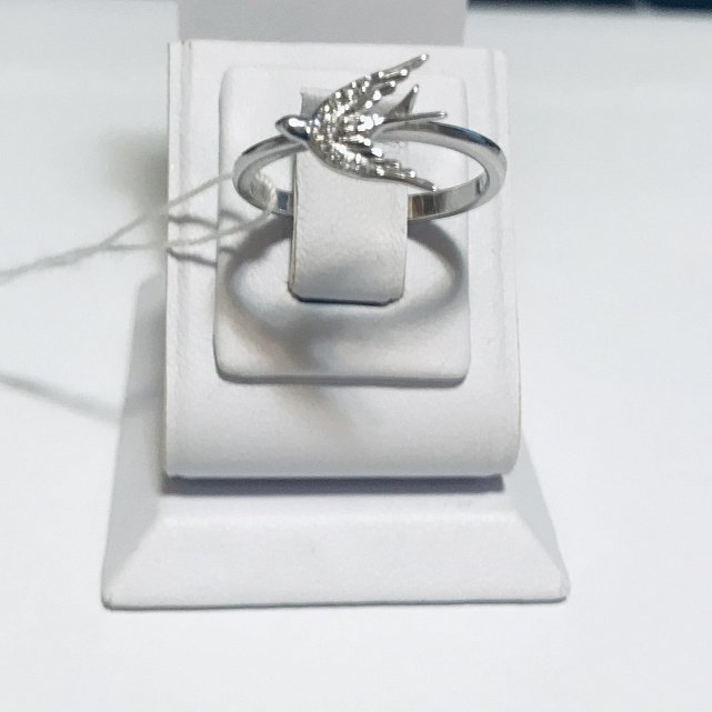 Серебряное кольцо с цирконием (31876679) 17