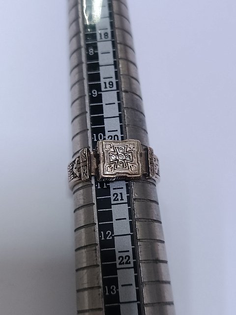 Серебряное кольцо с цирконием (33820250) 2