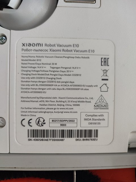 Робот-пилосос Xiaomi Robot Vacuum E10 2