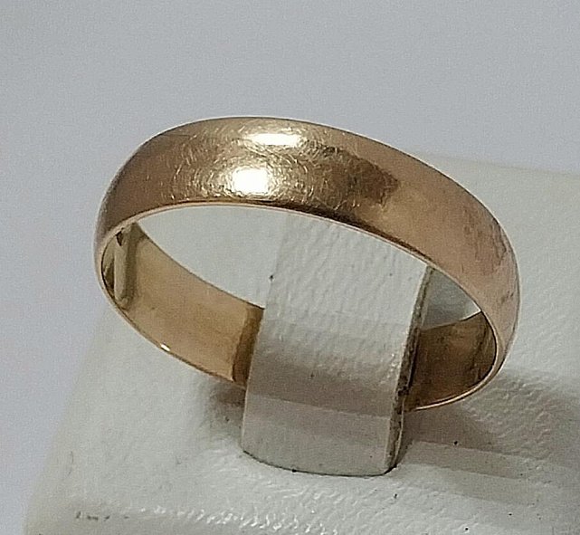 Обручальное кольцо из красного золота (33779219) 0