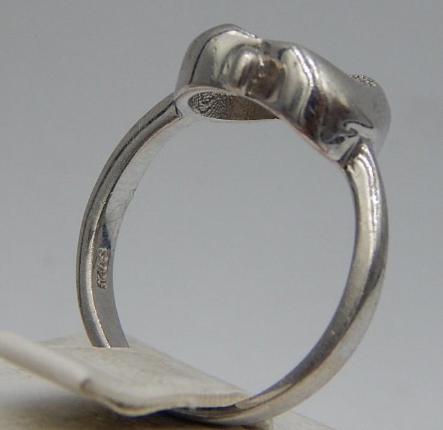 Серебряное кольцо с цирконием (24676150) 3