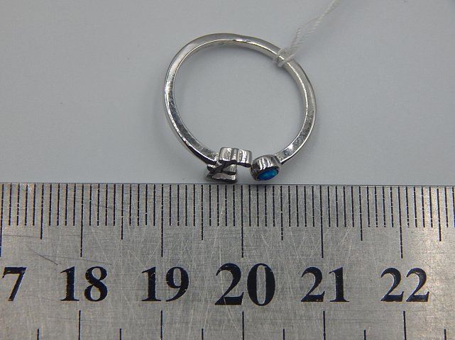 Серебряное кольцо с опалом (33751067) 3