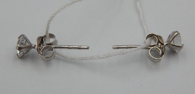 Срібні сережки з цирконієм (32543484) 2