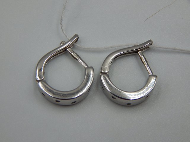 Срібні сережки з цирконієм (33238726) 5