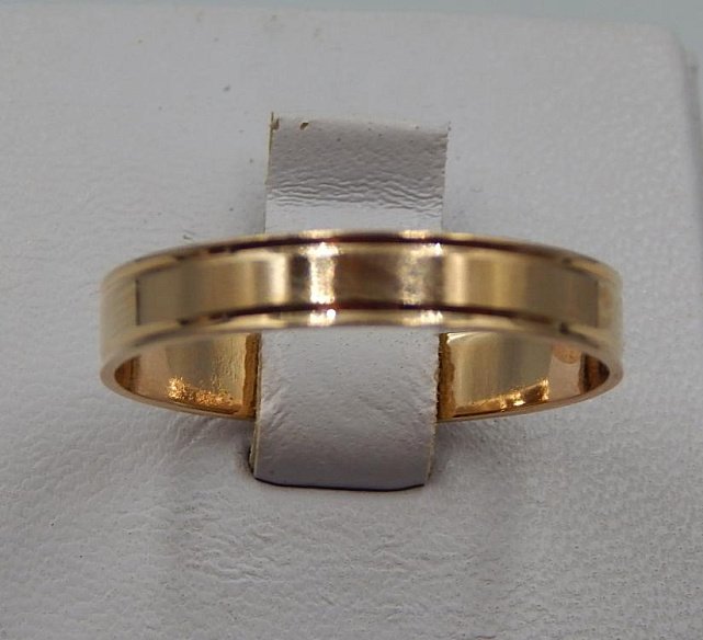 Обручальное кольцо из красного золота (32295034) 1