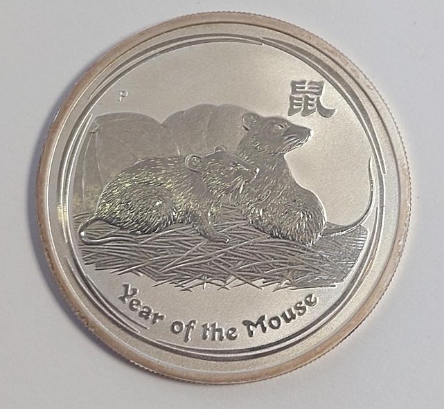 Серебряная монета 50 центов 2008 Австралия (32956081) 2