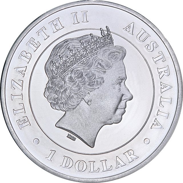 Серебряная монета 1oz Воронковый Паук 1 доллар 2015 Австралия (29128299) 2