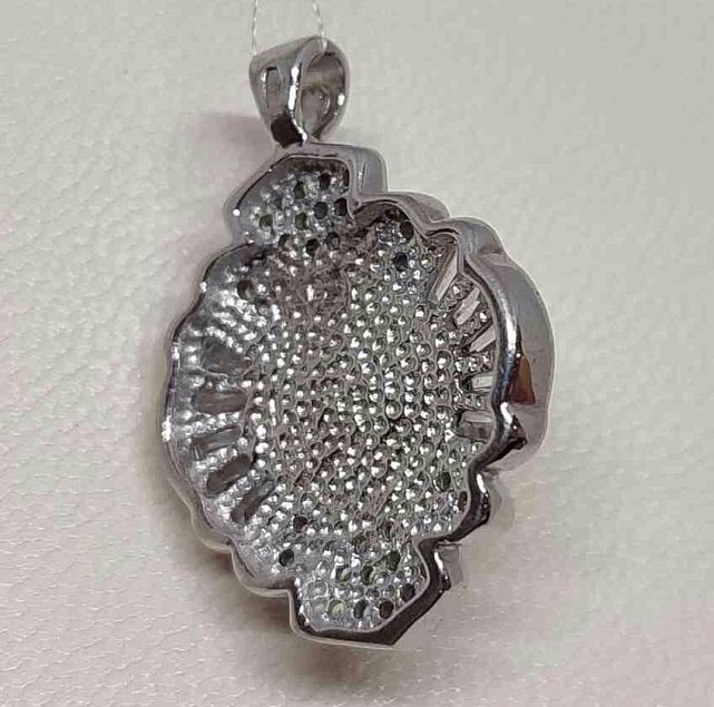 Срібний кулон з перлами та цирконієм (28840059) 1