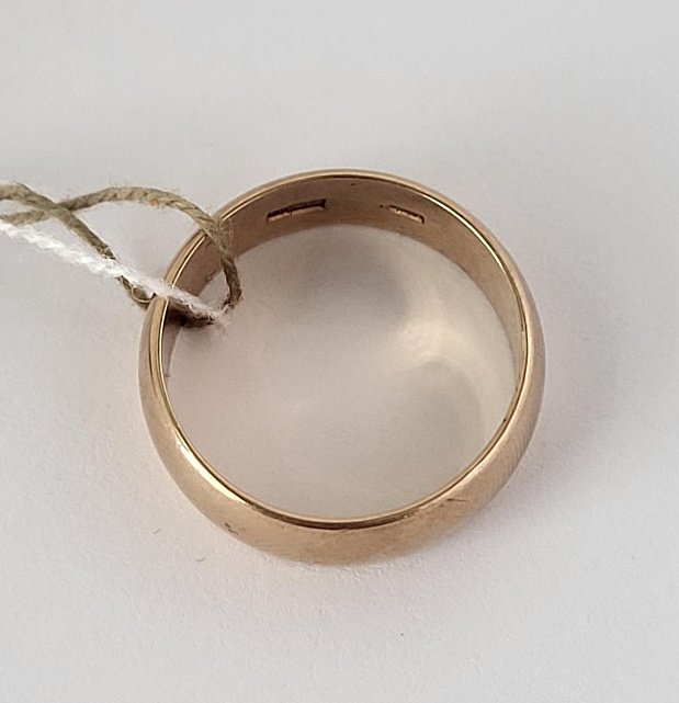 Обручальное кольцо из красного золота (33867962) 1