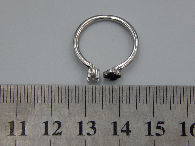 Срібна каблучка з емаллю та цирконієм (33016964) 2