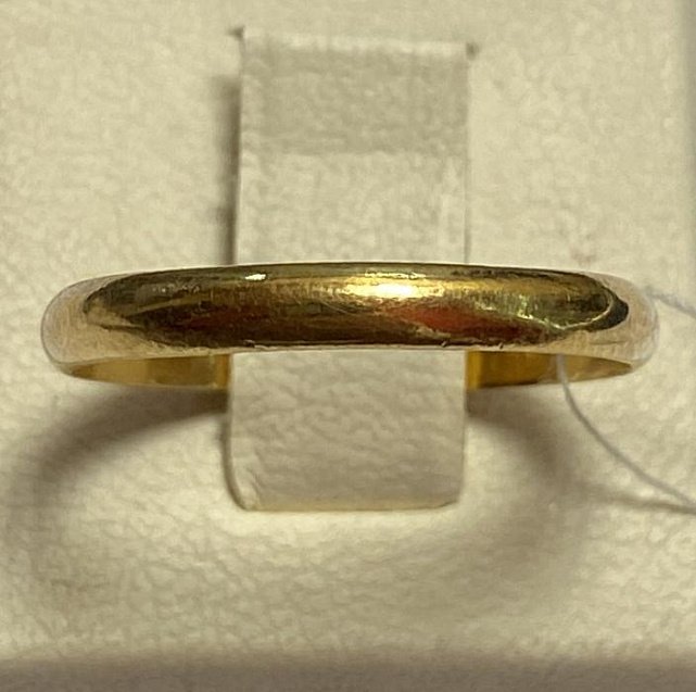 Обручальное кольцо из желтого золота (33697382)  0