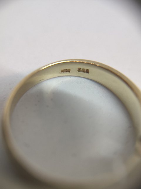 Кольцо из желтого золота с бриллиантом (-ми) (29521138)  4
