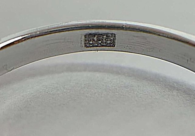 Кольцо из белого золота с бриллиантом (-ми) (33735034) 9