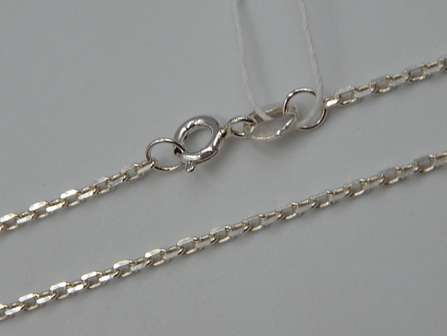 Серебряная цепь с плетением Якорное (33500149) 0