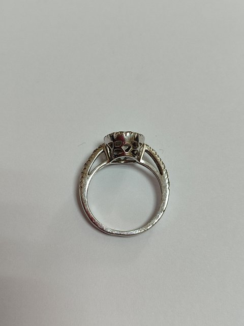 Серебряное кольцо с цирконием (33812024) 3
