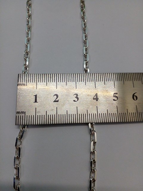 Серебряная цепь с плетением Якорное (33482082) 1