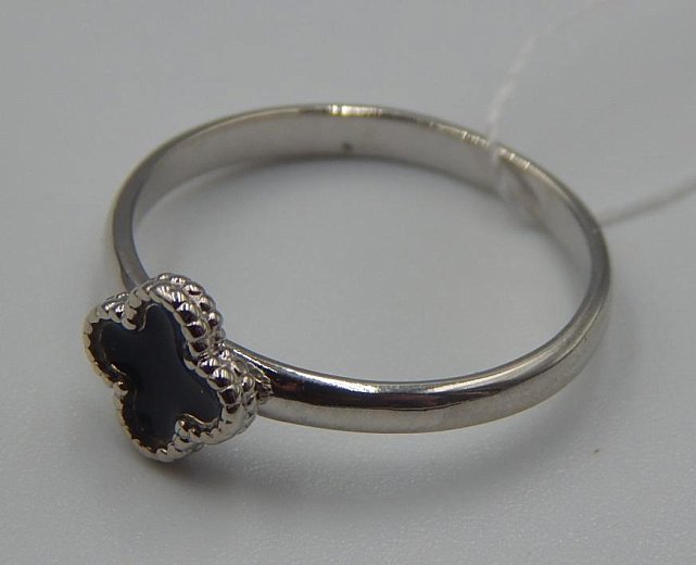 Серебряное кольцо с эмалью (31319816) 2