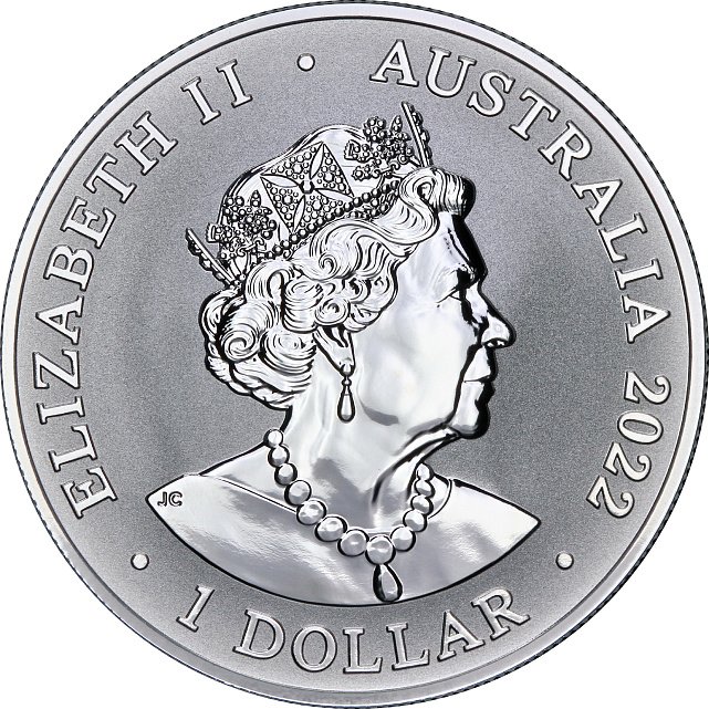 Серебряная монета 1oz Кенгуру 1 доллар 2022 Австралия (	29244545) 1