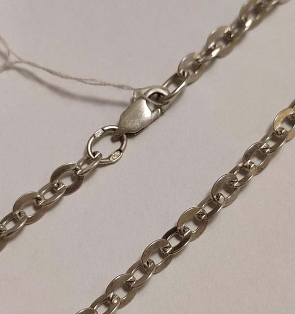 Серебряная цепь с плетением ролло (33884558) 0