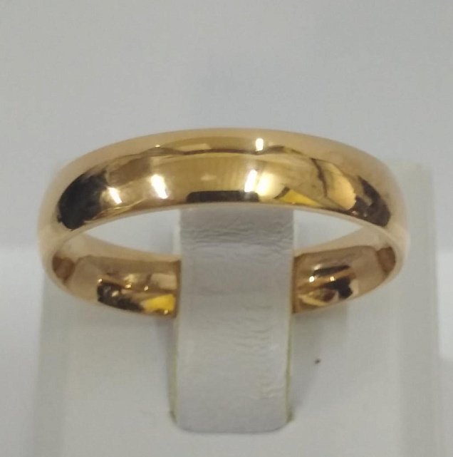 Обручальное кольцо из красного золота (33207539) 0