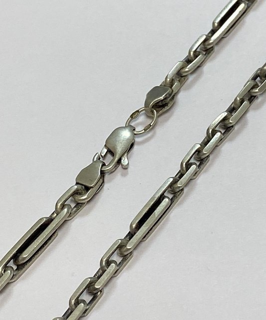 Серебряная цепь с плетением Якорное (33480723) 0
